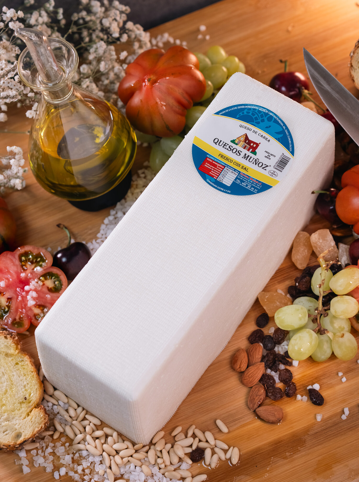 Queso Fresco de cabra con sal