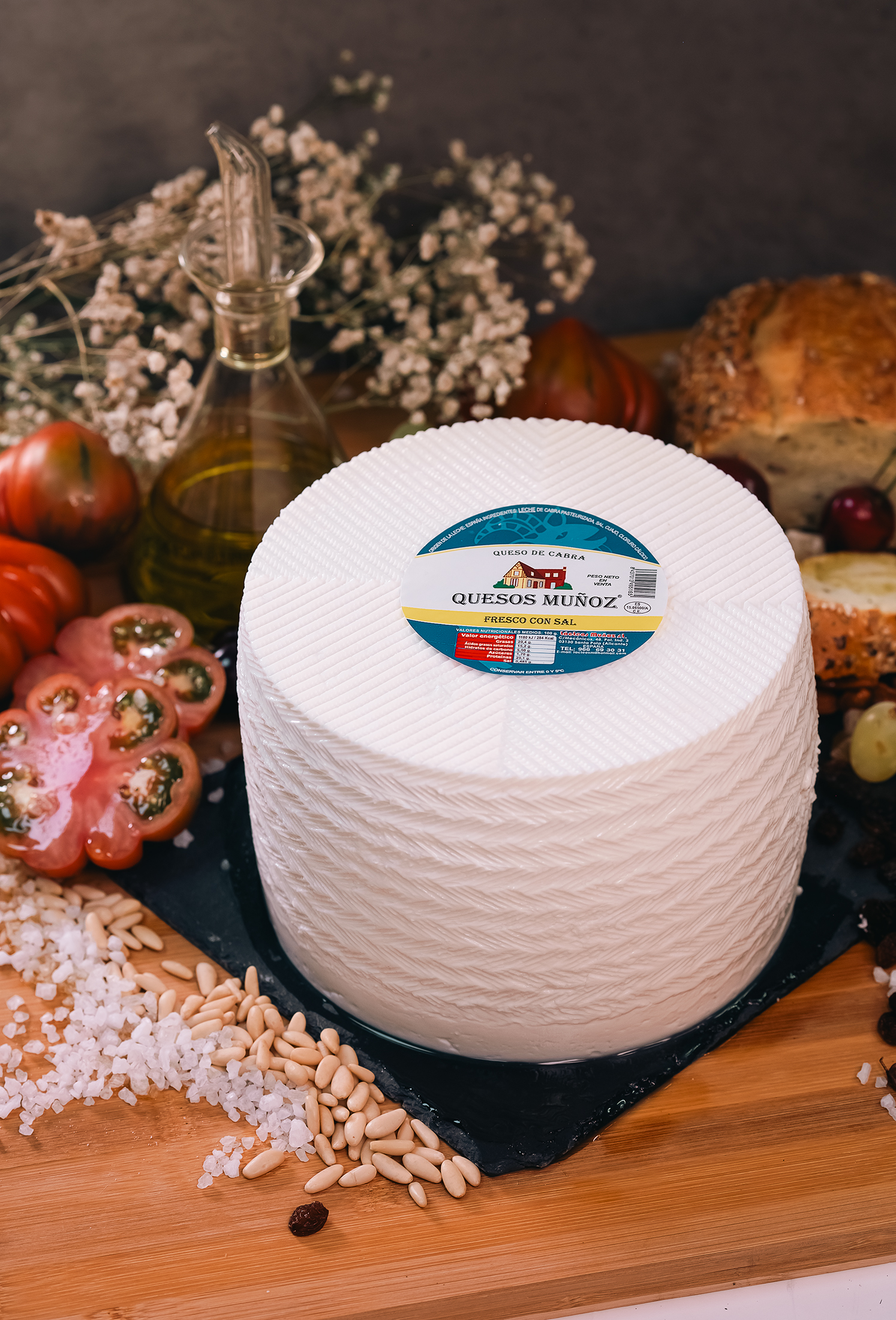 Queso Fresco de cabra con sal