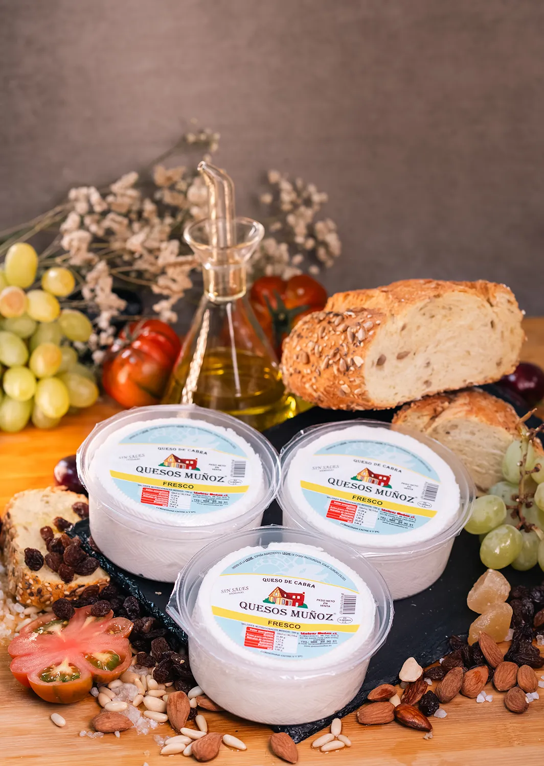 queso fresco de cabra sin sal