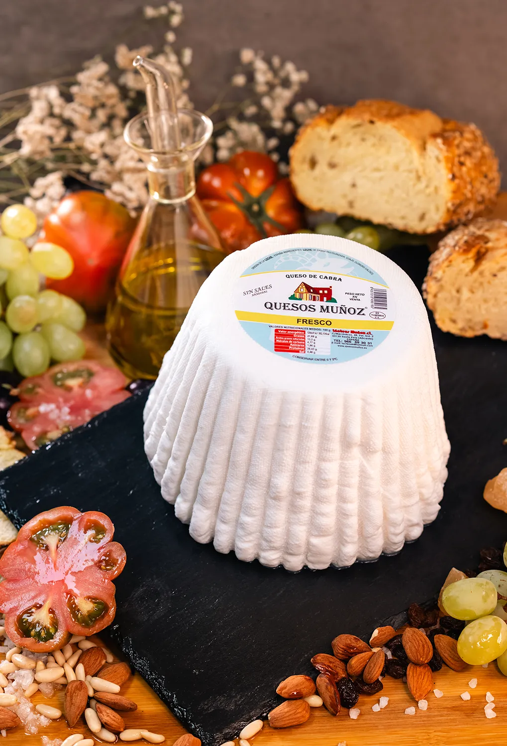 queso fresco de cabra sin sal
